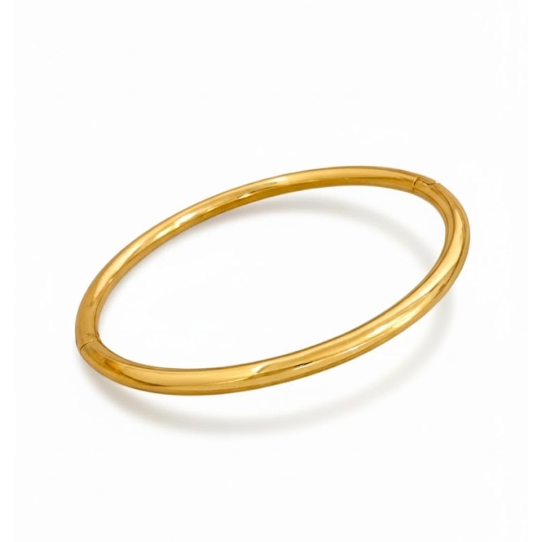 Edelstahl Classic Damenarmreif