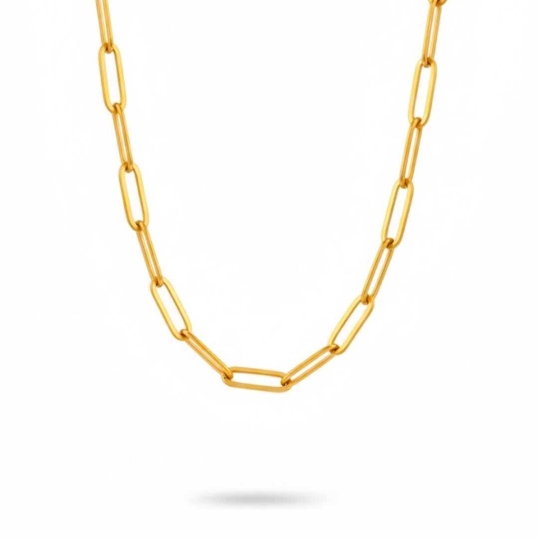 Edelstahl Langglied Damenkette