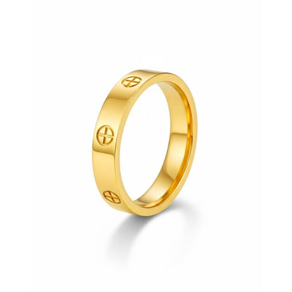 Edelstahl Schraubdesign Damenring