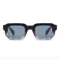 Transparent Schwarz / Graublau