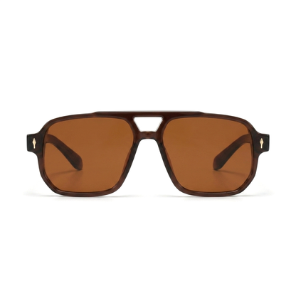 AURA Dunkelbraun Cognac Braun vorne