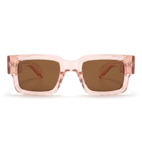Rosa Transparent / Braun