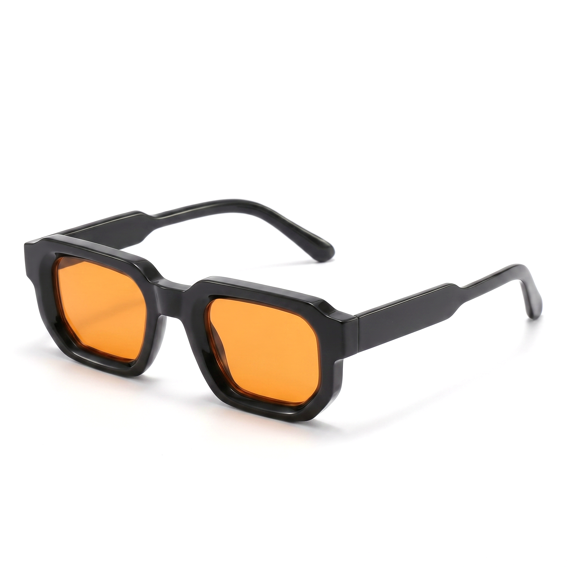 Silhouette Schwarz Orange schraeg