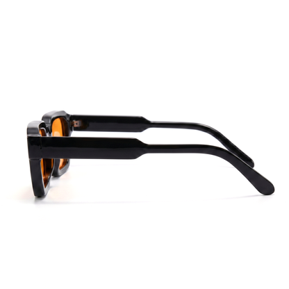 Silhouette Schwarz Orange seitlich