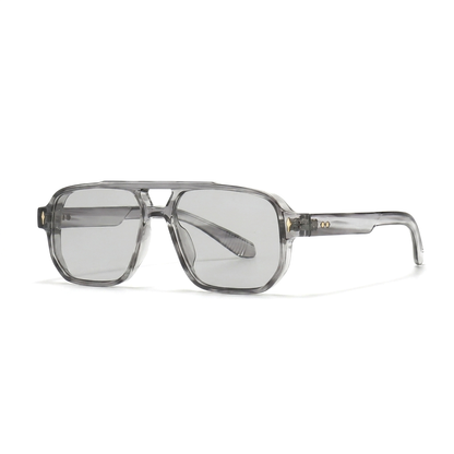 AURA Transparent Grau Silber schraeg
