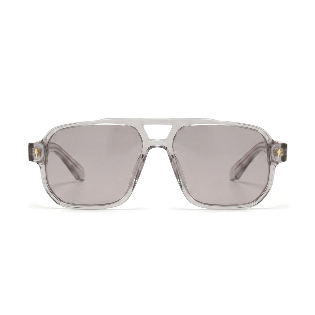 AURA Transparent Grau Silber vorne